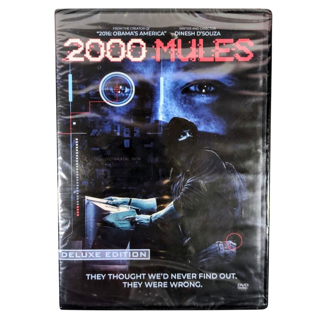 2000 Mules DVD 2022 Deluxe Edition Dinesh D'Souza Documentary Brand New Sealed
